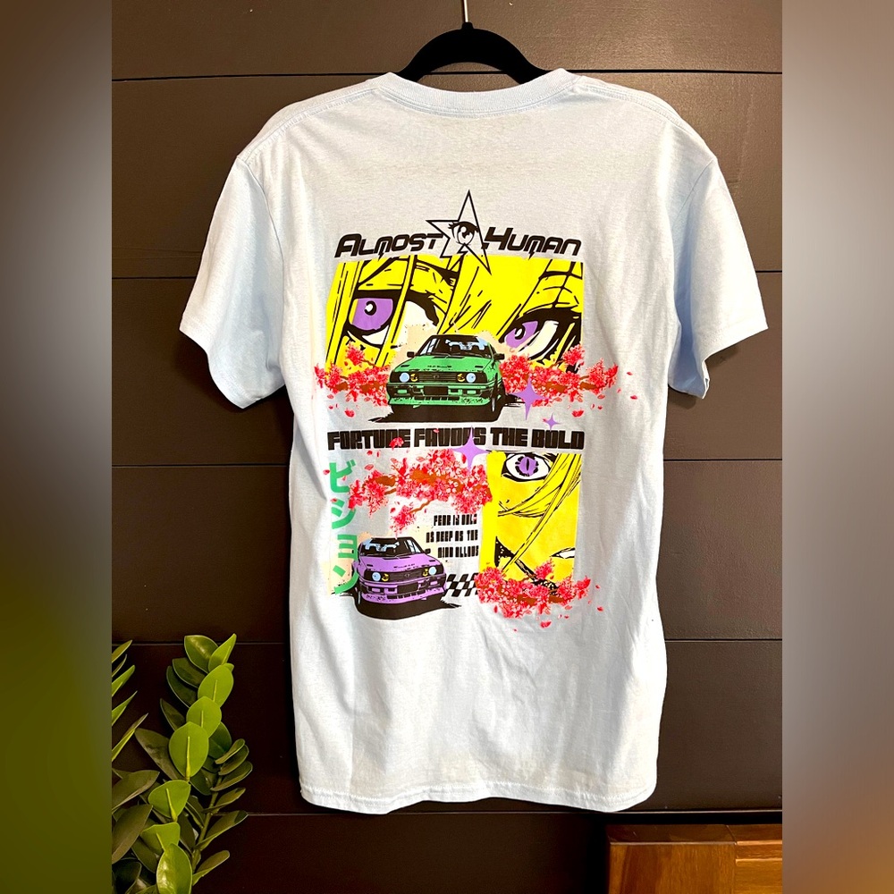 ALMOST HUMAN Graphic Tee Unisex T-Shirt Adult Size M NWOT